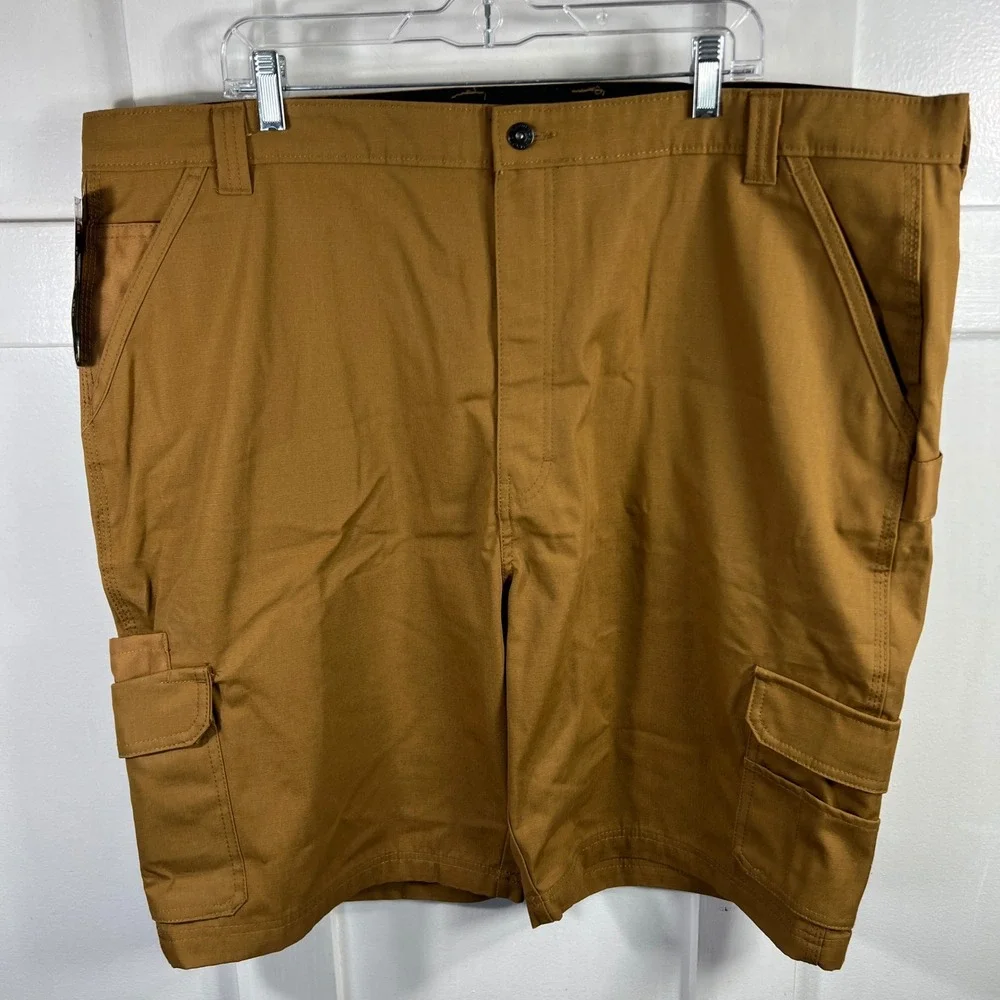 NWT Dickies Mens Ripstop Ultimate Cargo Shorts Relaxed Fit Brown 44